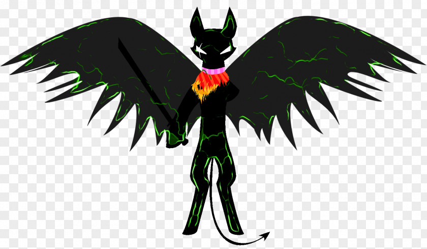 Demon Green Legendary Creature PNG