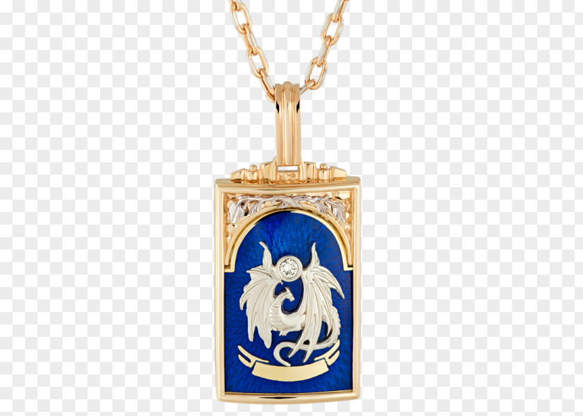 Locket Necklace Jewellery Cobalt Blue PNG