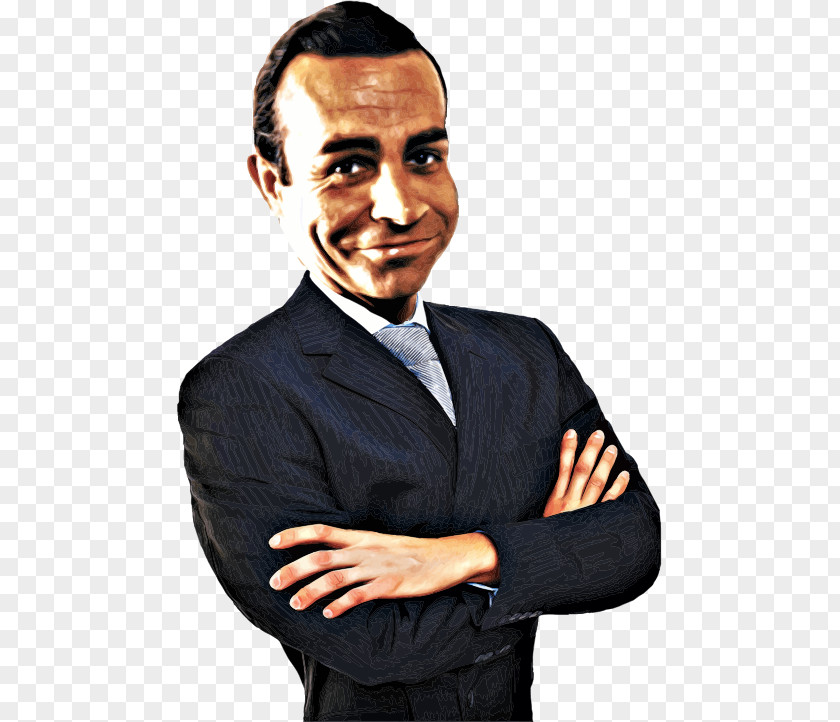 Sean Connery James Bond Caricature Image Cartoon PNG