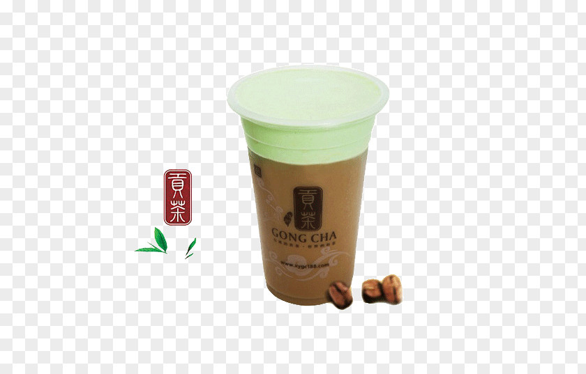 Tribute Tea Image Coffee Green Gong Cha Matcha PNG