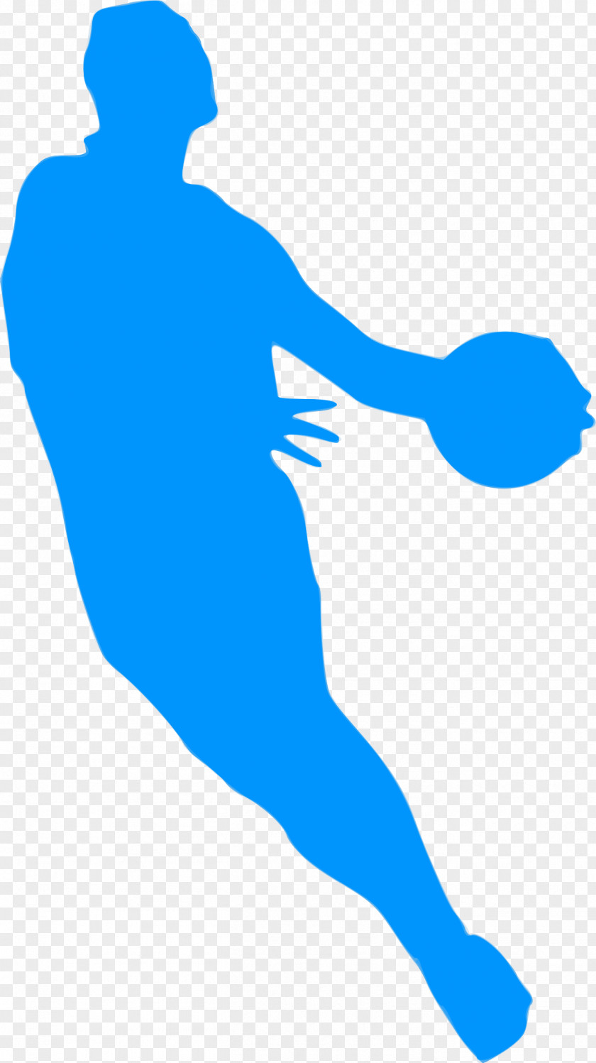 Basketball Silhouette Arm Joint Cobalt Blue Homo Sapiens Human Behavior PNG