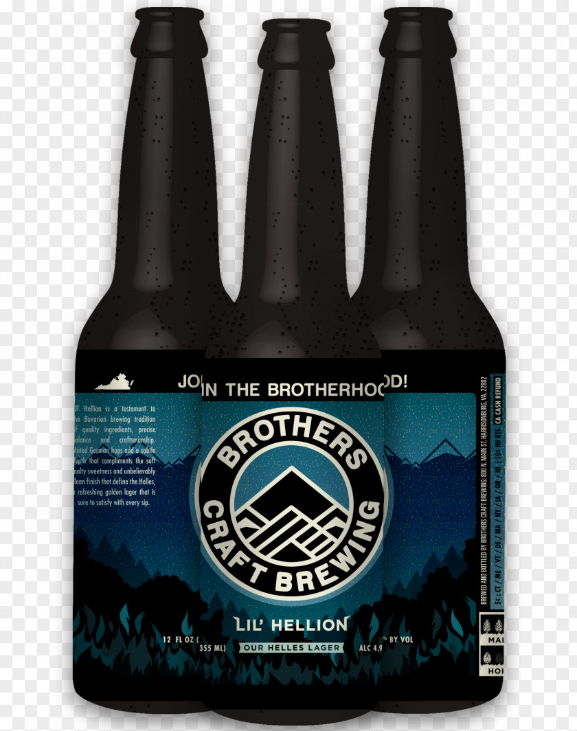 Beer Bottle Brothers Craft Brewing India Pale Ale Pacífico PNG