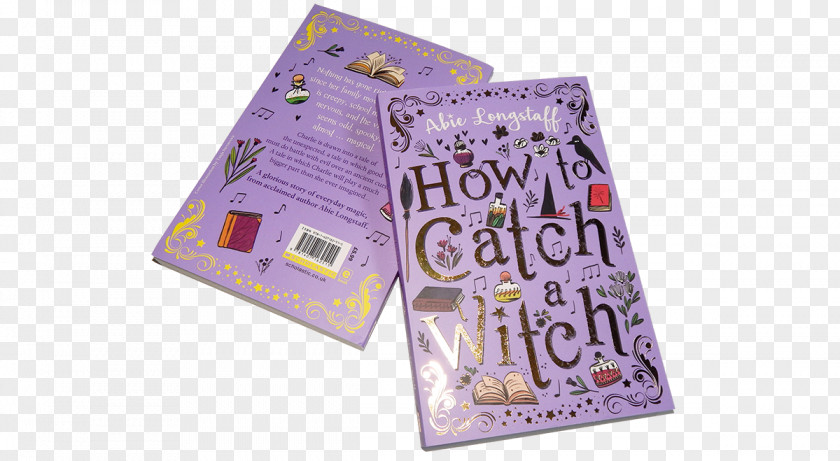 Book Paper To Catch A Witch: Wishcraft Mystery Purple Product PNG