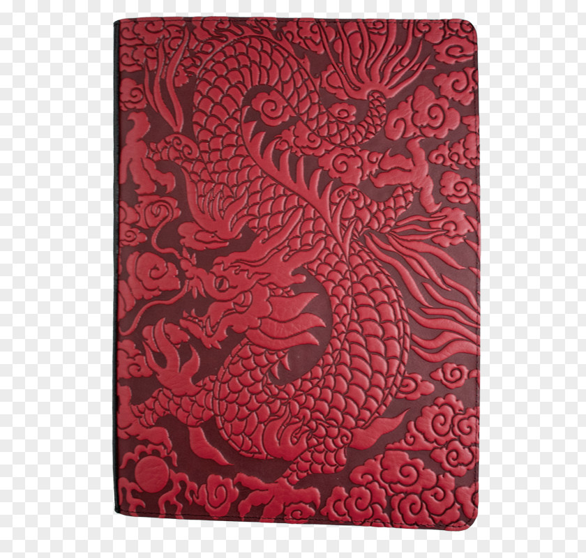 Cloud Dragon Paisley Textile PNG