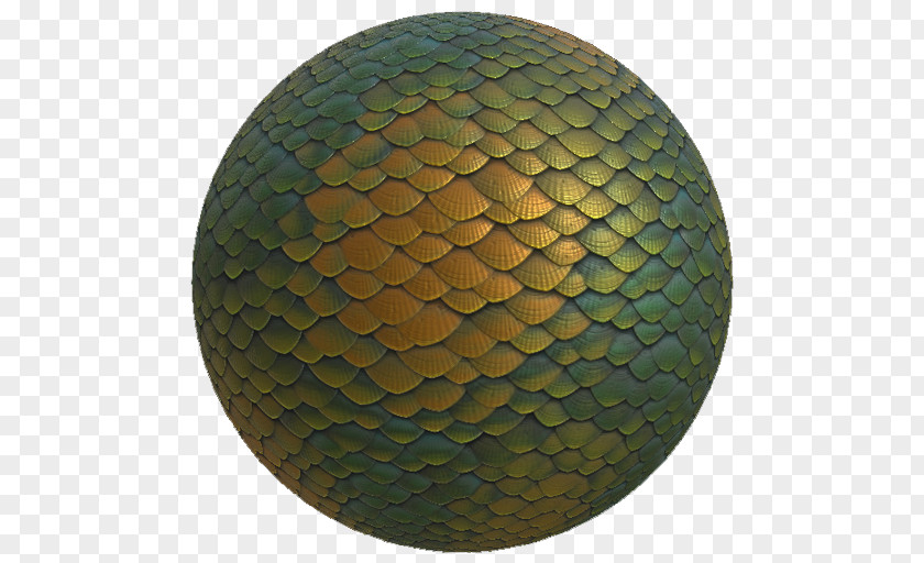 Fish Scales Sphere PNG