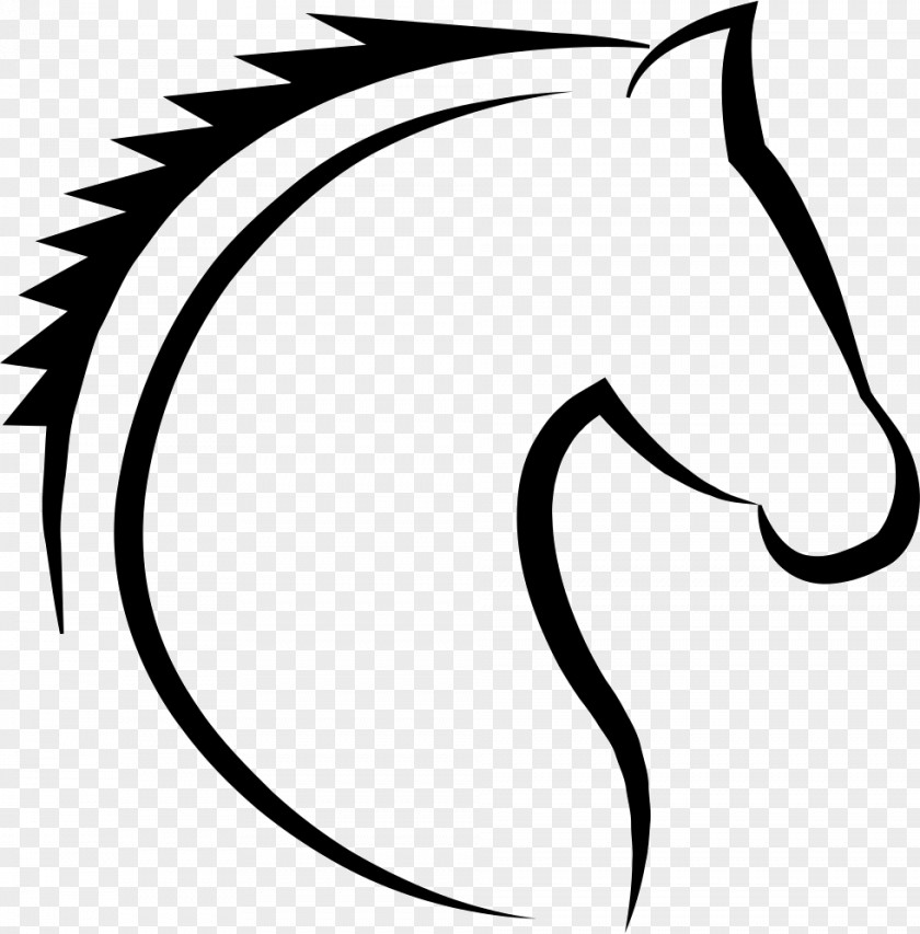 Horse Head Mask Foal Silhouette Jumping PNG