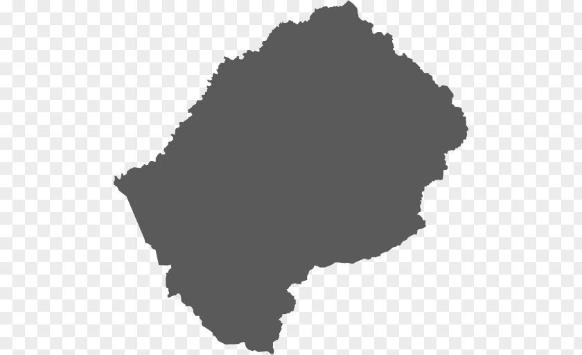 Map Lesotho PNG