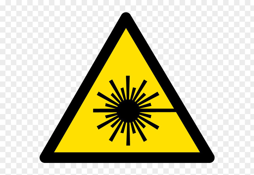 Radiation Safety Procedures Laser Light Hazard Symbol Warning Sign PNG