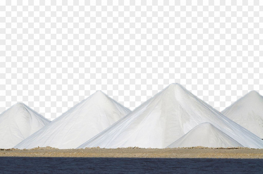 White Salt Mountain Triangle PNG