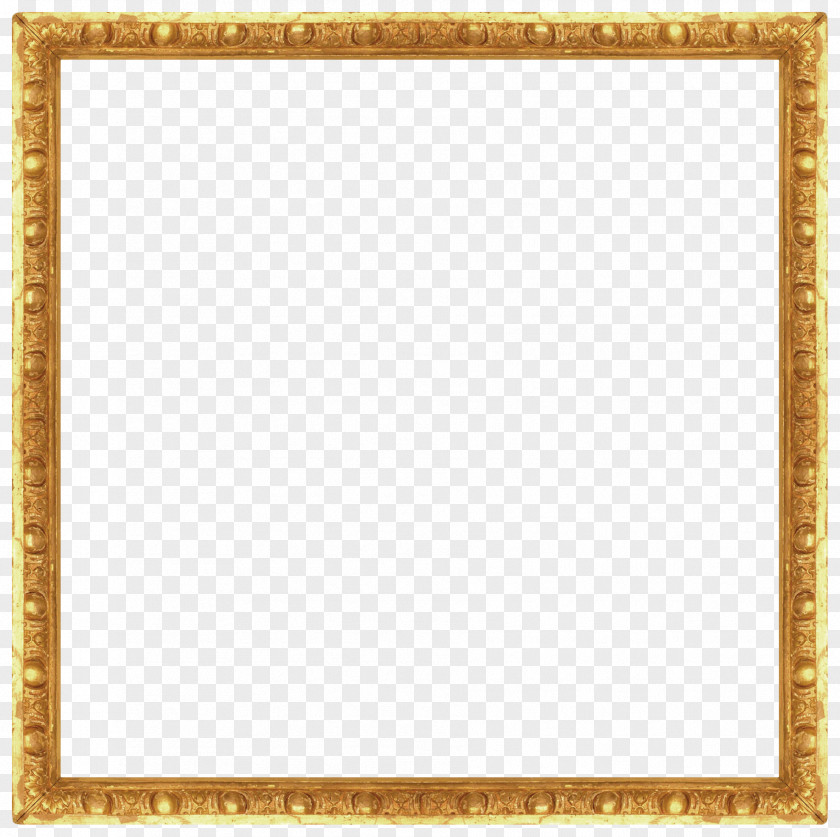 Creative Golden Frame Picture Download PNG
