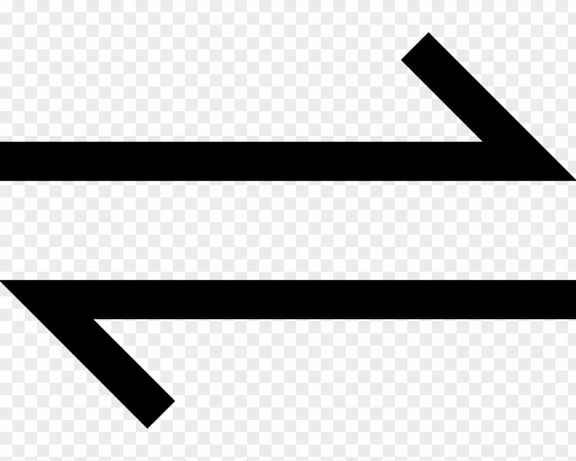 Symbol Of Reversible Reaction Chemical Equilibrium Chemistry Dynamic Solubility PNG