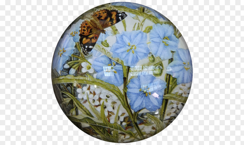Chinese Herbaceous Peony Apple Paperweight Glass Bird Butterfly PNG