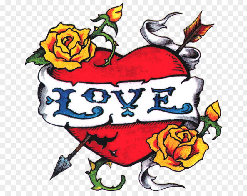 Love Tattoo Clip Art PNG