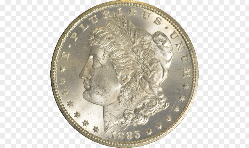 Morgan Dollar Coin United States Silver PNG