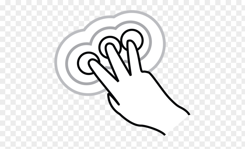 Open Tap Thumb Clip Art PNG