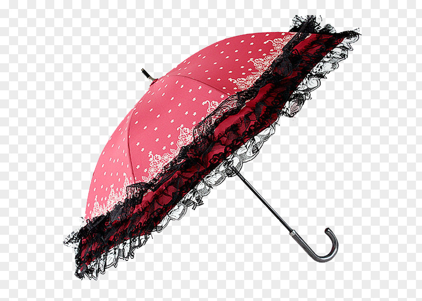 Red Wave Point Lace Umbrella 2014 Hong Kong Protests PNG
