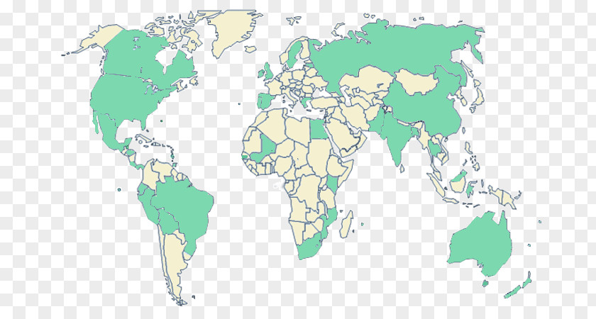 World Map Green Globe Civilization PNG