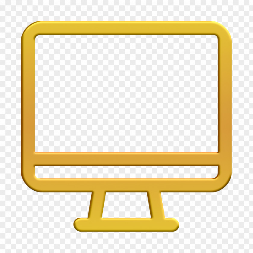 Computer Icon Yellow App Basic Interface PNG