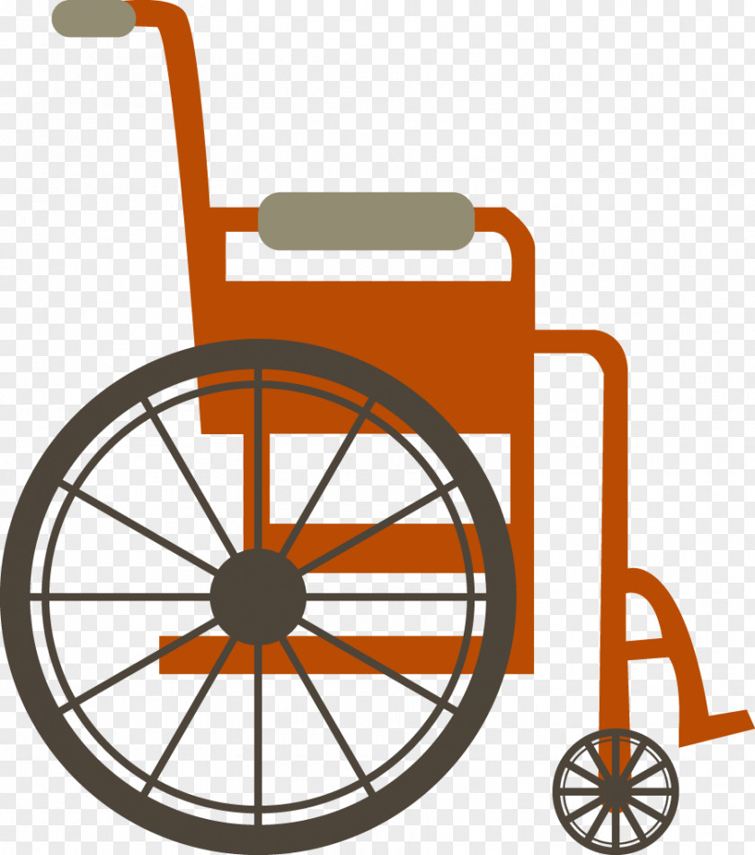 Hand-painted Cartoon Medical Wheelchair Medicine PNG