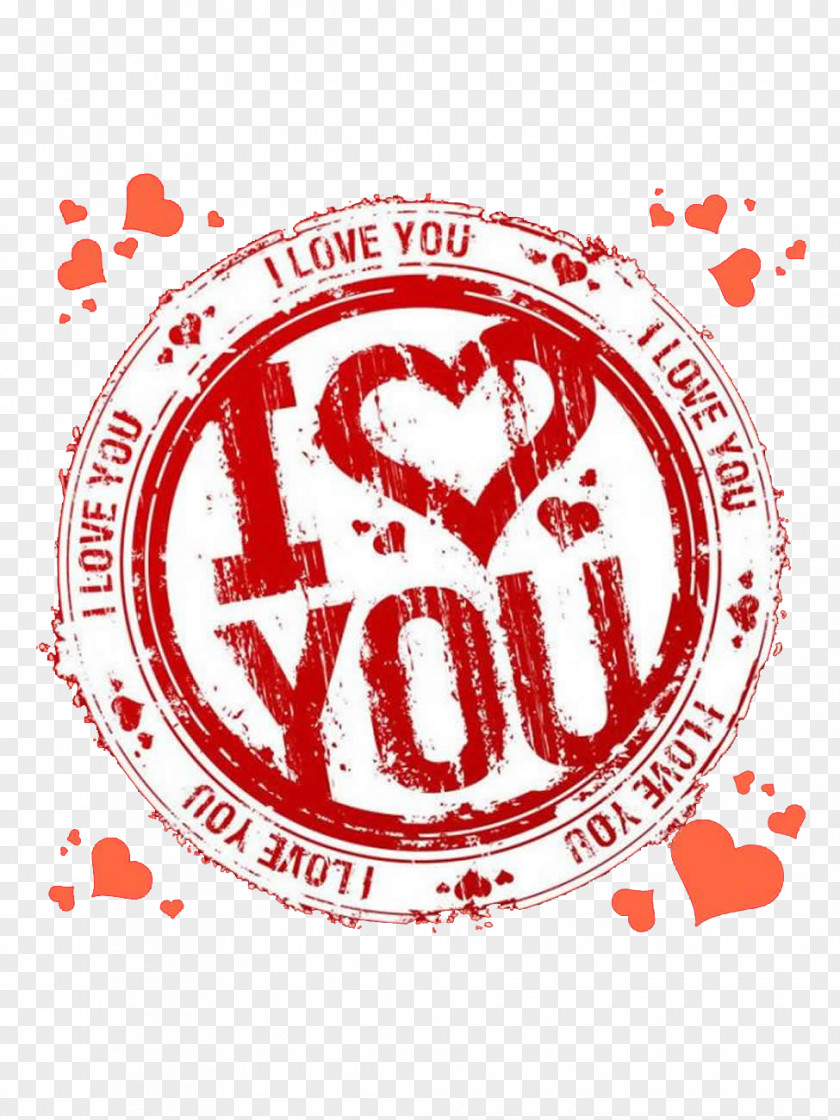 I Love You Confession Circular Red Background Valentines Day Illustration PNG