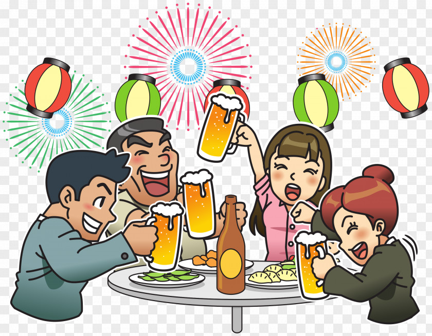 Party People Beer Clip Art PNG