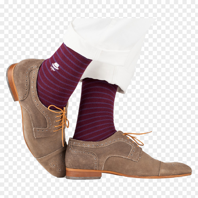 Purple Stripes Sock Gift Shoe .be Box PNG