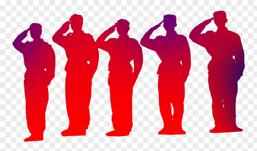 Soldiers Salute China Soldier Silhouette PNG
