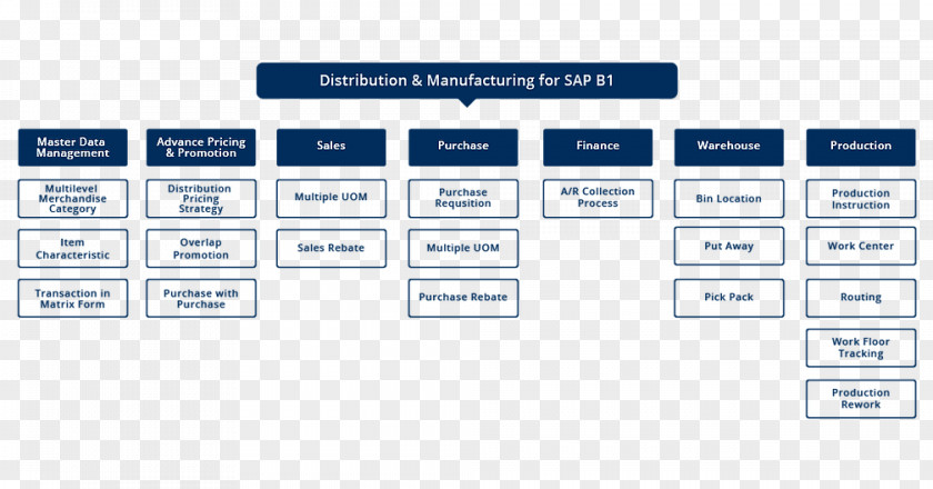 Business Distribution Sales SAP One Rebate Organization PNG