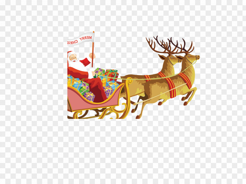 Christmas Reindeer Pxe8re Noxebl Ded Moroz Santa Claus Gift PNG