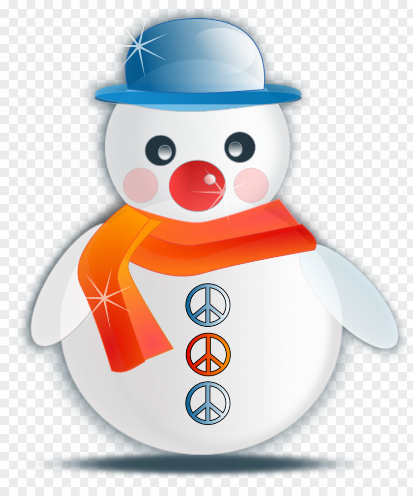 Penguin Christmas Snowman Desktop Wallpaper Clip Art PNG