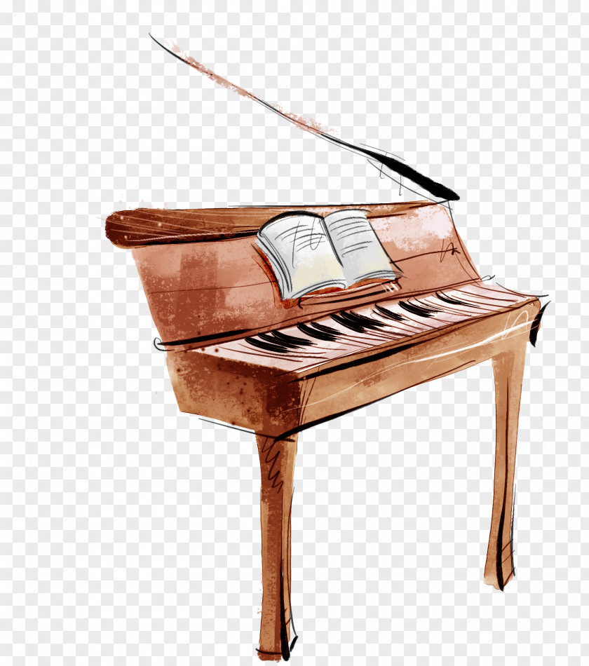 Piano Vector Illustration PNG
