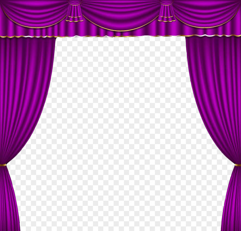Purple Party Curtains Theater Drapes And Stage Wyckoff Family YMCA PNG