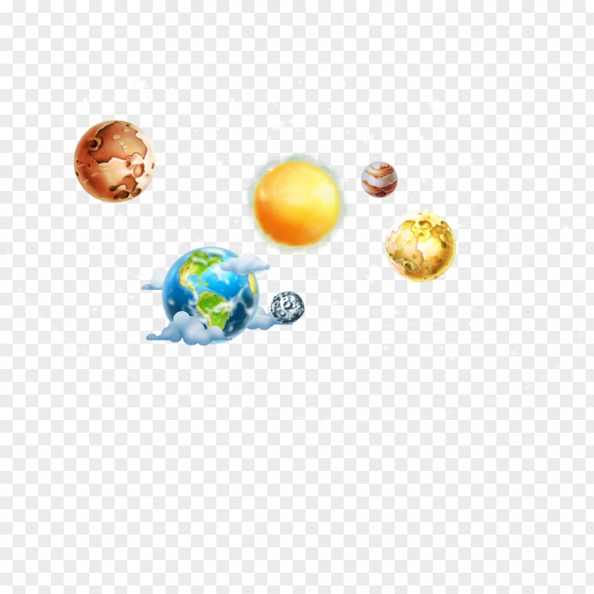 Vector Numerous Planets Space Galaxy Planet Outer PNG