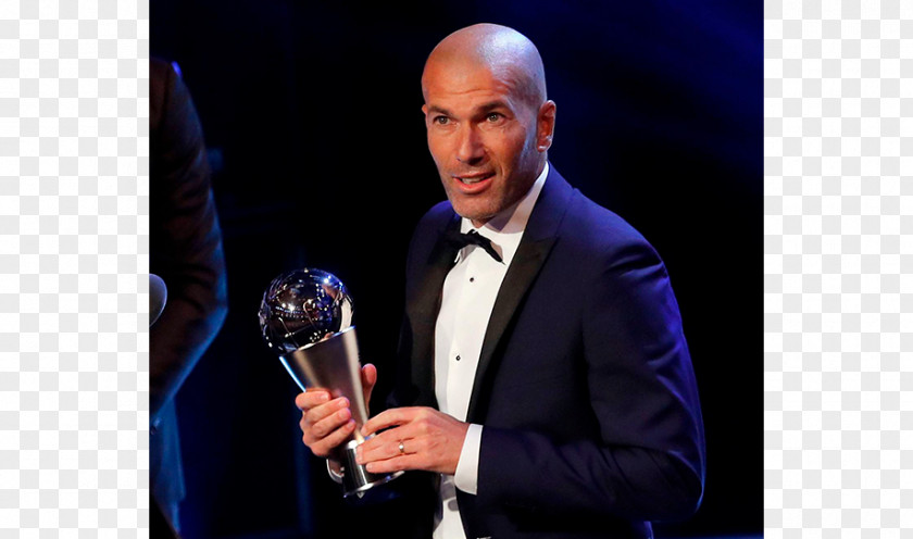 Zinedine Zidane Real Madrid C.F. The Best FIFA Football Awards 2017 2016 Coach PNG