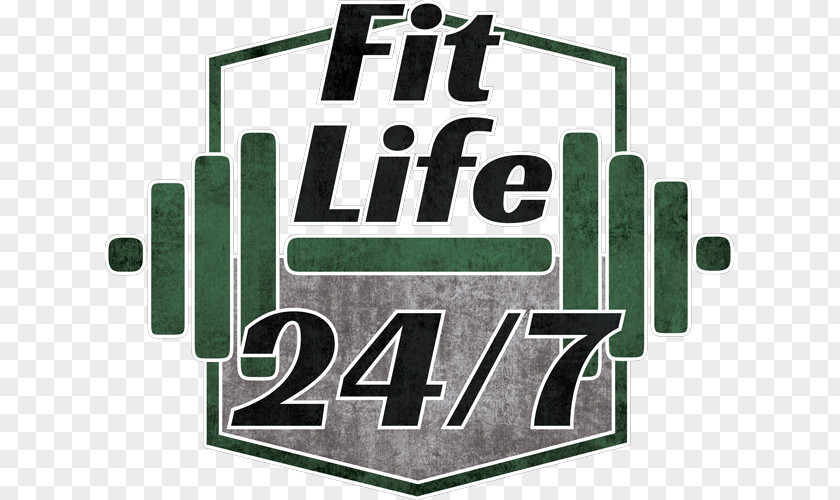 24/7 Logo FitLife Brand PNG