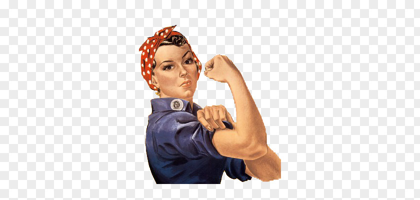 American Retro Women Geraldine Doyle United States We Can Do It! Second World War Rosie The Riveter PNG