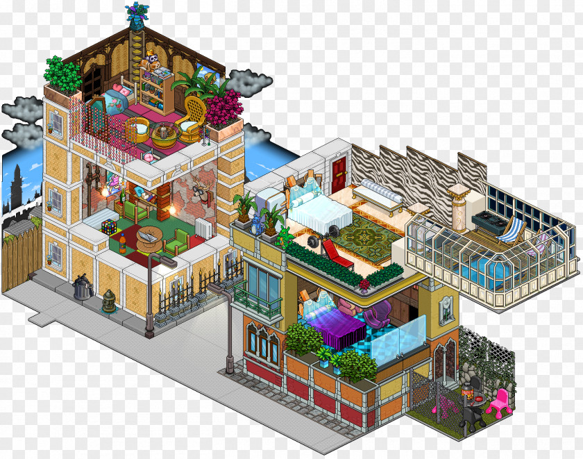 Apartment Habbo Game Virtual World Room PNG