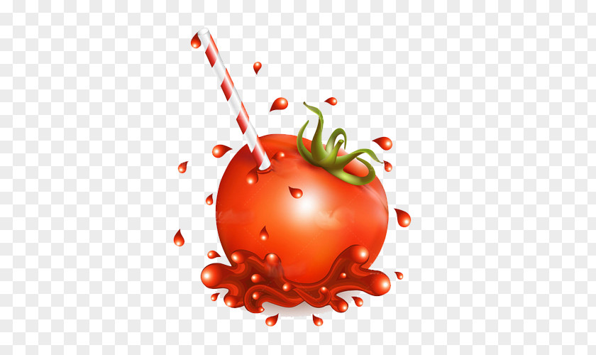 Cartoon Tomatoes Tomato Juice PNG