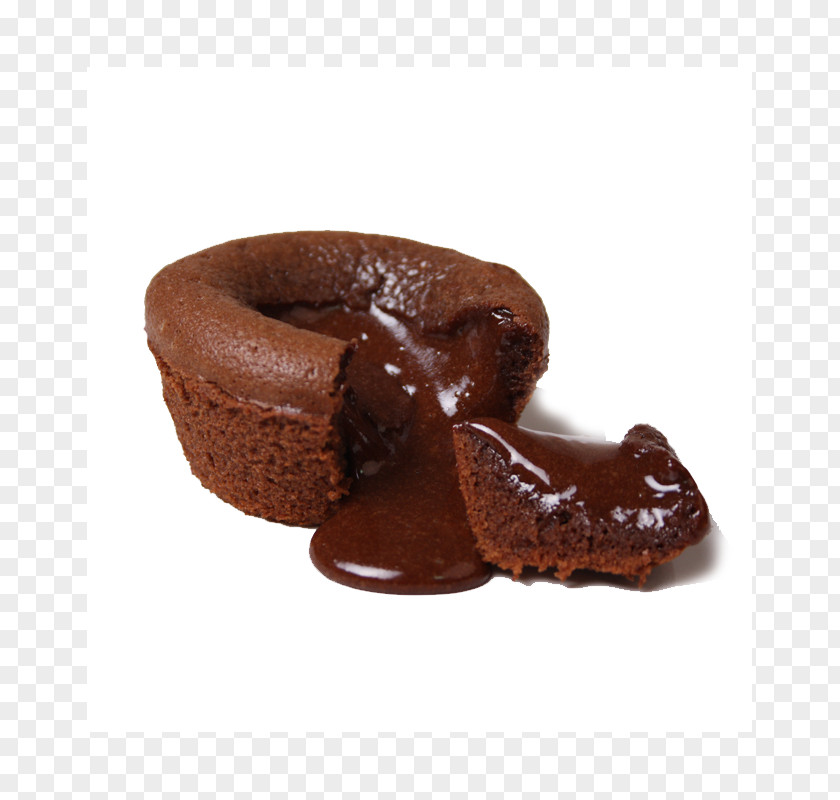Chocolate Molten Cake Brownie Snack PNG