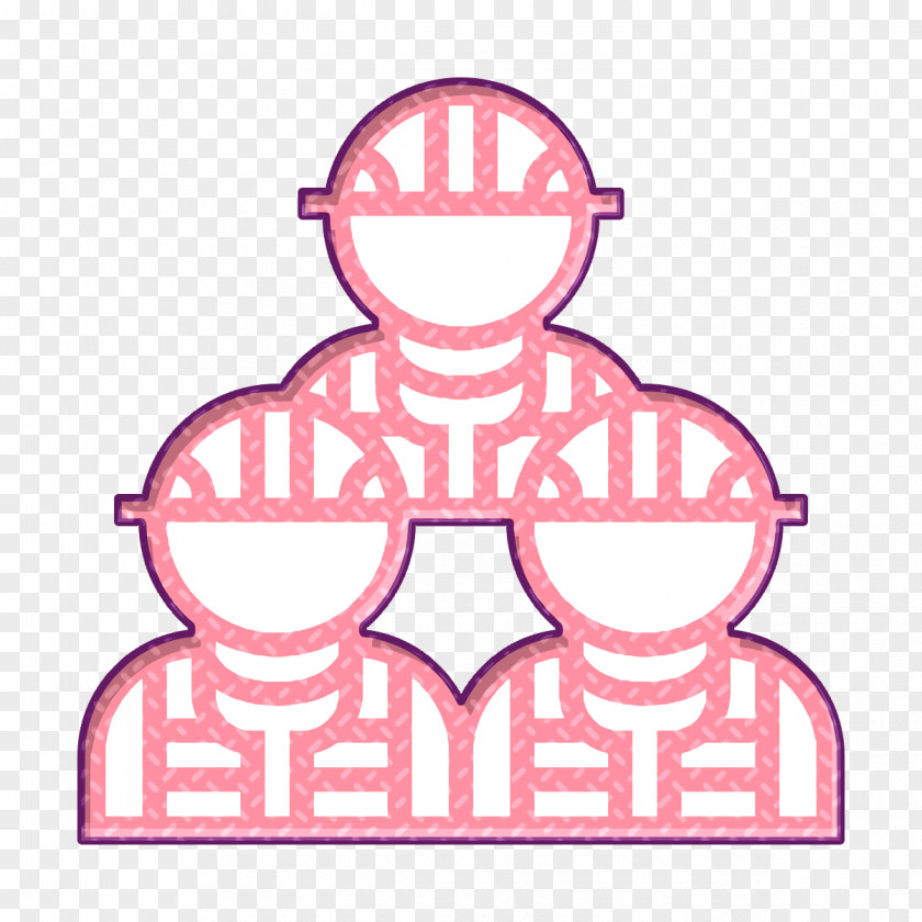 Construction Worker Icon Labour Teamwork PNG