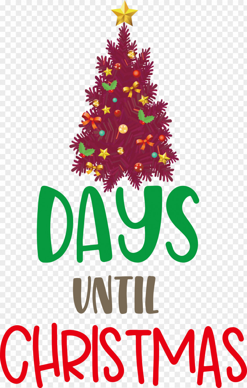 Days Until Christmas Xmas PNG