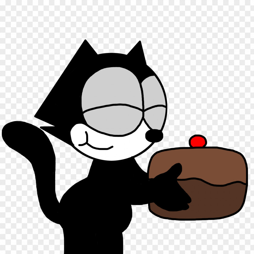 Lazy Fat Cat Felix The Chocolate Cake Whiskers Cartoon Kitten PNG