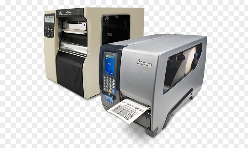 Printer Barcode Intermec PM43 Thermal-transfer Printing PNG