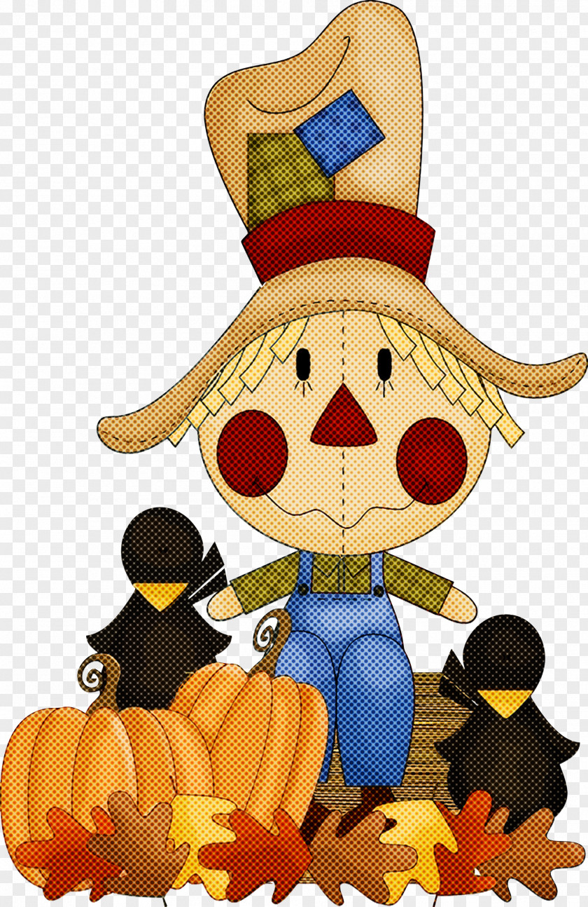 Scarecrow Pumpkin Autumn PNG