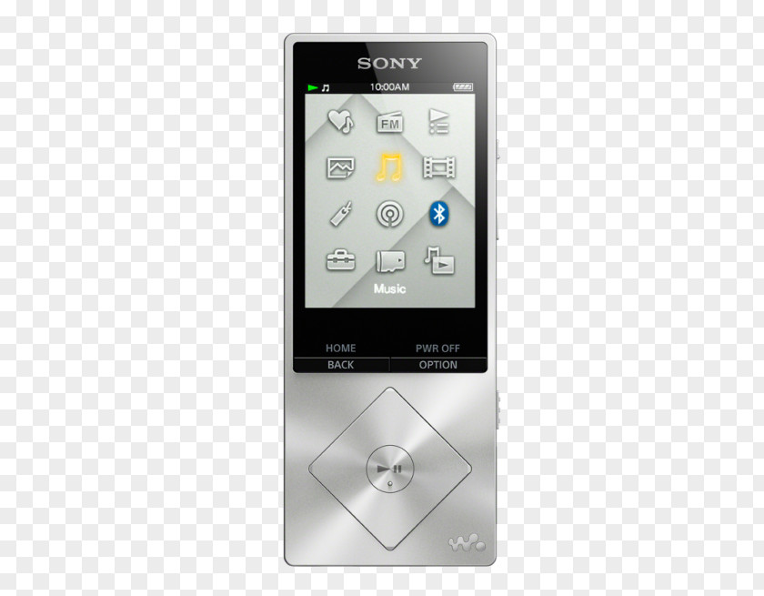 Sony Digital Audio Walkman NWZ-A17 High-resolution MP3 Player PNG