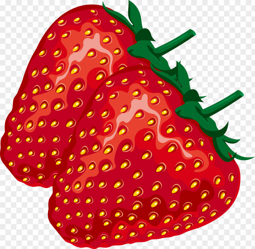 Strawberry Decoration Design Aedmaasikas Fruit Red PNG