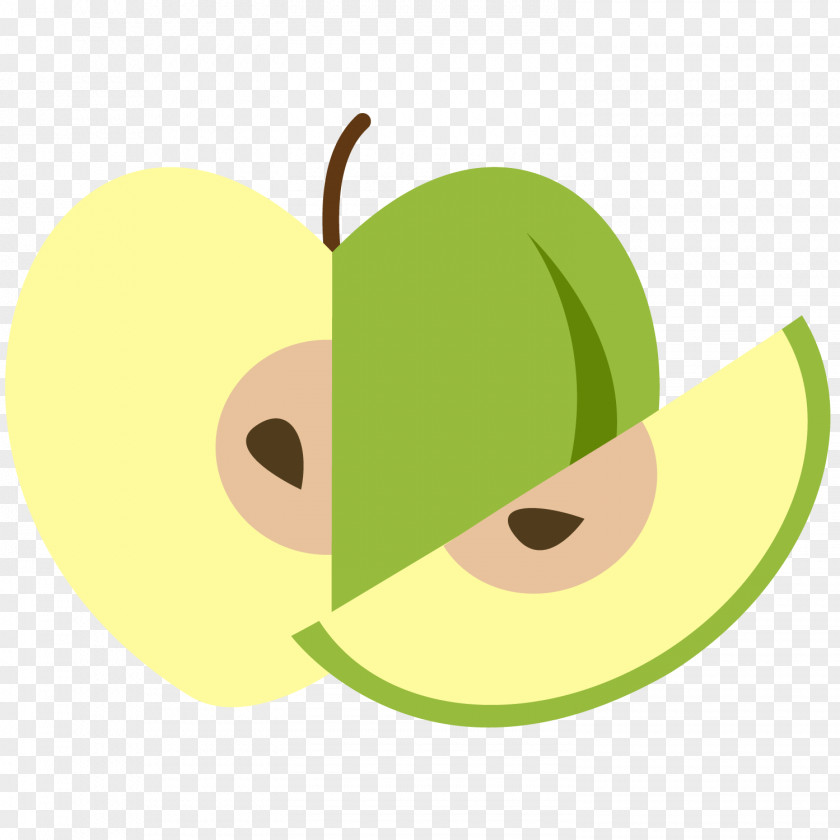 Vector Cartoon Green Apple Granny Smith Clip Art PNG