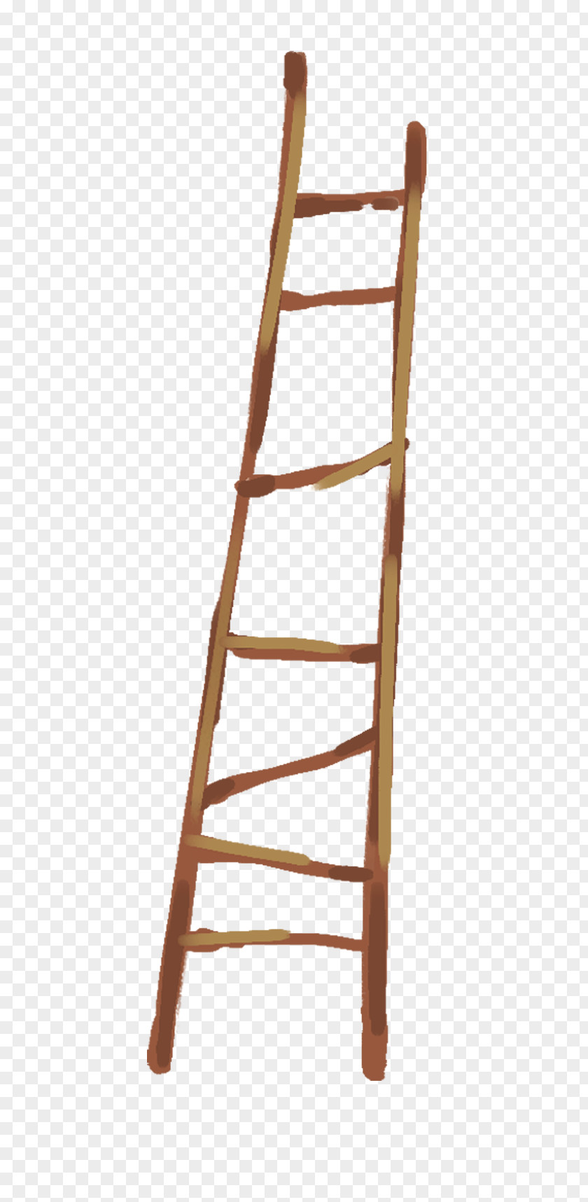 Wooden Escalator Stairs Ladder PNG