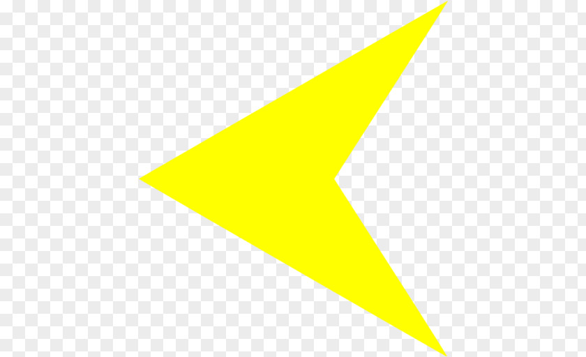 Yellow Arrow Label Triangle Line Brand PNG