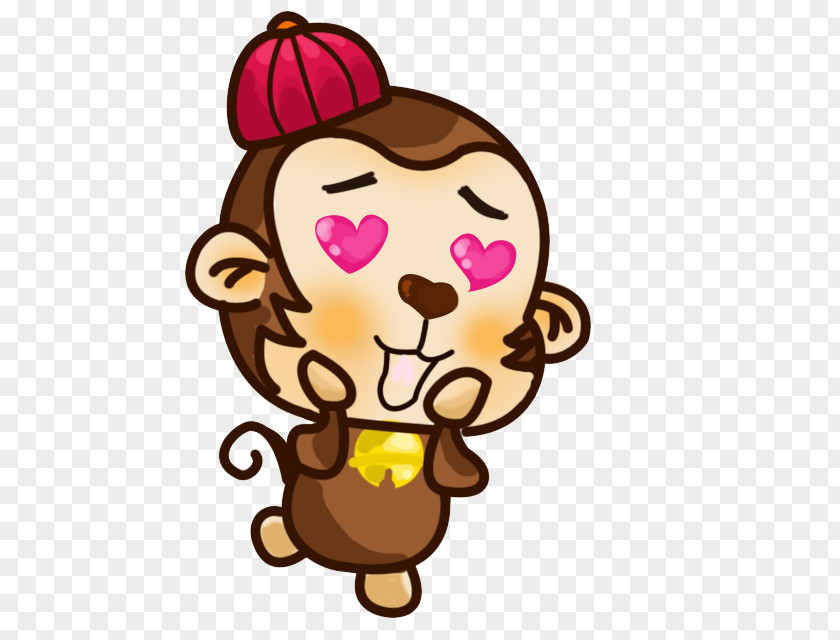 Courtship Monkey Cartoon Drawing Clip Art PNG